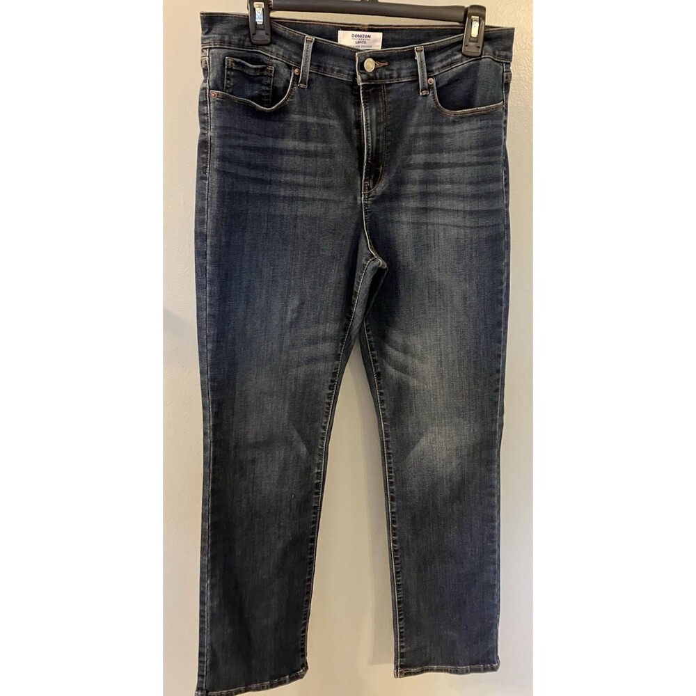 Denizen From Levi's Jeans Womens 8 Blue Denim Cotton Straight High-Rise Stretch